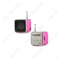 Miniatyrbild 2 av 4: TD® Minihögtalare 4gb Rosa MP3 USB MIC SD FM Portabel korthögtalare Subwoofer TD-V26
