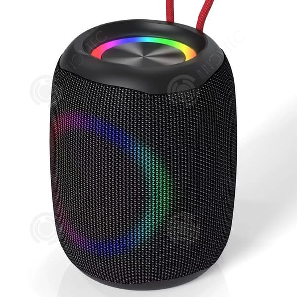 INN Bluetooth-högtalare IPX5 liten bärbar bluetooth-högtalare med färgglada lampor 1200mAh handsfree-samtal möjlig ence