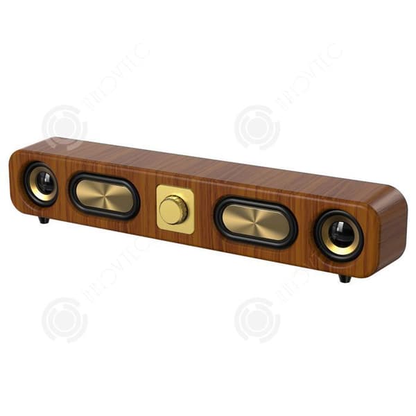 INN Retro stereo bluetooth högtalare med kraftfull bas elegant bluetooth högtalare för heminredning bluetooth högtalare