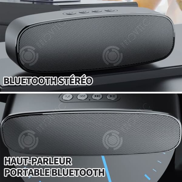 INN Bluetooth-högtalare 5v full-range dubbel högtalare 3w obehindrat 12m linjärt överföringsavstånd bluetooth 5.0 ljud 18.5x5.2x6.3c