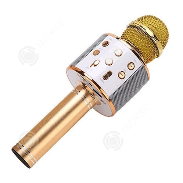 INN Karaokemikrofon för barn 1800mAh trådlös karaokemikrofon USB bluetooth mikrofon trådlös mikrofon Ta med egna högtalare