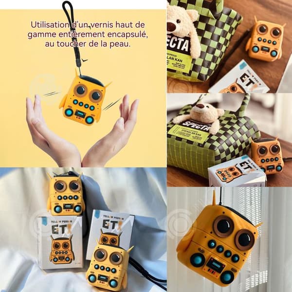 INN Cartoon Owl Bluetooth-högtalare Silikon Trådlös Bärbar Vattentät Stereo Bluetooth-högtalare Barnpresenter