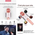 Miniatyrbild 4 av 4: INN Karaokemikrofon för barn 1800mAh trådlös karaokemikrofon USB-bluetooth trådlös mikrofonpresenter för flickor och pojkar