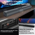 Miniatyrbild 3 av 4: INN Bluetooth-högtalarljud dubbla högtalare smart trådlös TV-ljud 20w USB 10m effektivt avstånd 620x130x130mm 80hz-16khz 2000mAh nej