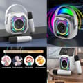 Miniatyrbild 2 av 4: INN Bluetooth Speaker 5.3 Colorful Ambient Lighting Effects Håller mobiltelefon Surround Sound Megafon Kraftfull högtalare