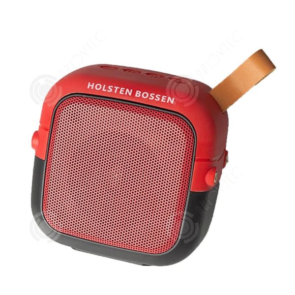 INN Bluetooth 5.0-högtalare Stereoljudkvalitet Basspänning Extern roterbar musikuppspelning 5 timmars batteritid Röd