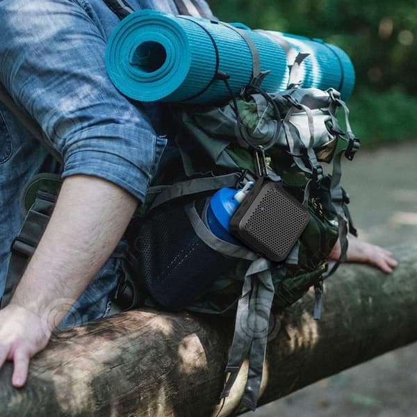 INN Bluetooth-högtalare 9x9x4,5cm trådlös bluetooth-högtalare bärbar subwoofer present kreativ fyrkantig miniljud bluet-högtalare