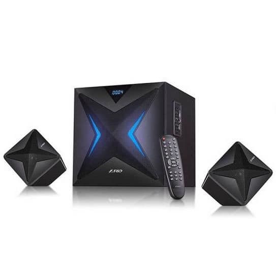 F&D F550X högtalarsystem - 2.1 kanaler - 56 W - 130-20000 Hz - Svart