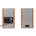 Miniatyrbild 4 av 6: Edifier R1280T WiiM Mini - Aktiva 2.0 bokhögtalare med WiiM Mini inkluderad för streaming via Airplay 2 - 42 W RMS - Trä