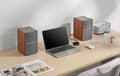Miniatyrbild 5 av 6: Edifier R1280T WiiM Mini - Aktiva 2.0 bokhögtalare med WiiM Mini inkluderad för streaming via Airplay 2 - 42 W RMS - Trä