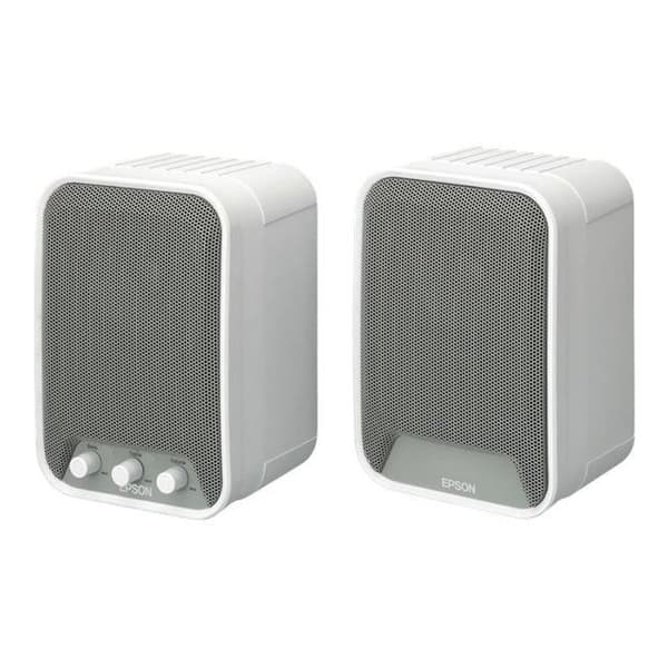 EPSON ELPSP02 2.0 högtalarsystem - 30 W RMS - Frekvens 80 Hz till 20 kHz