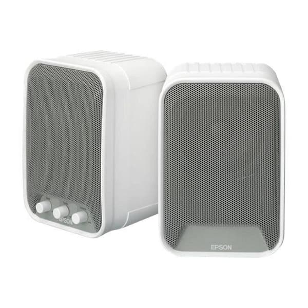 EPSON ELPSP02 2.0 högtalarsystem - 30 W RMS - Frekvens 80 Hz till 20 kHz