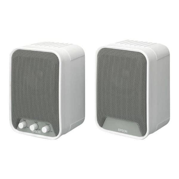 EPSON ELPSP02 2.0 högtalarsystem - 30 W RMS - Frekvens 80 Hz till 20 kHz