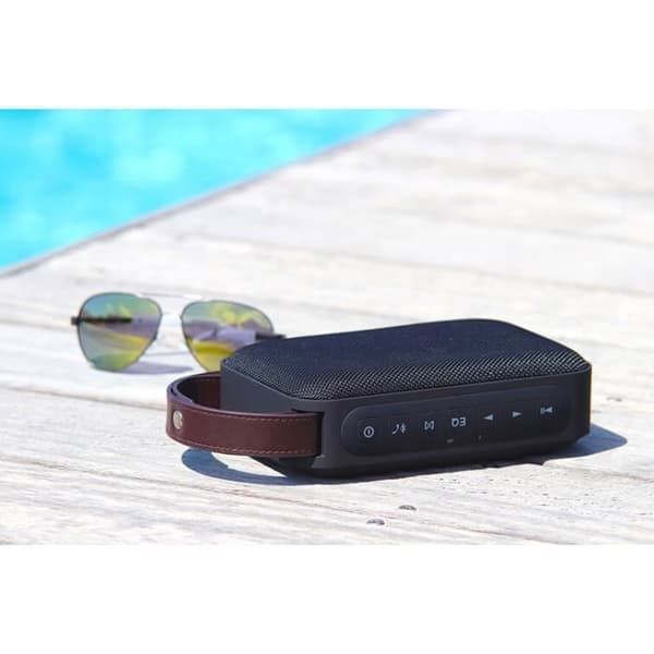 Bluetooth högtalare - ECG - BTS M1 Black&Brown – 15 W – Vattentålig IPX4 – Radio – Micro SD – 8 h batteritid