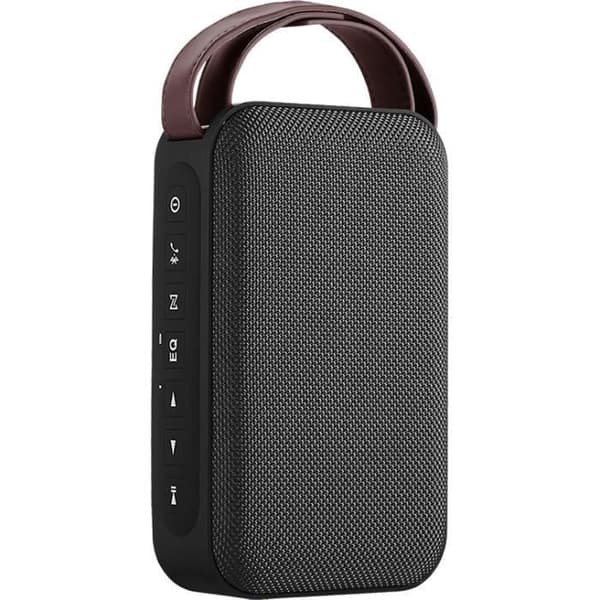 Bluetooth högtalare - ECG - BTS M1 Black&Brown – 15 W – Vattentålig IPX4 – Radio – Micro SD – 8 h batteritid