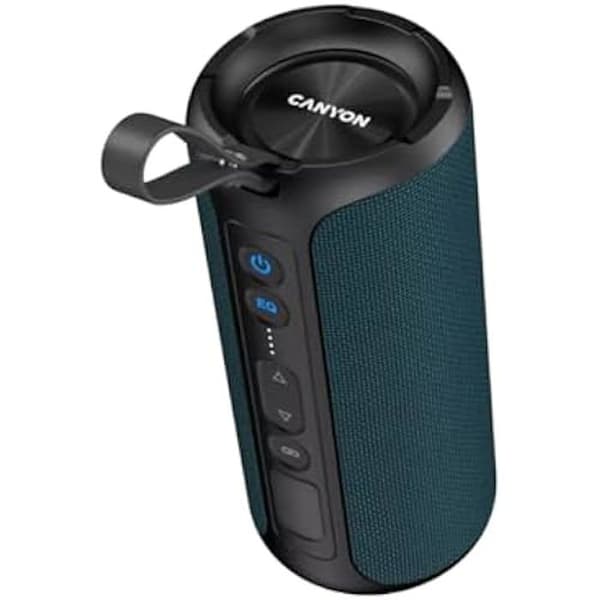 Bärbar trådlös högtalare - CANYON - OnMove 15 - 40W - IPX6 vattentät - Bluetooth 5.0 Blå