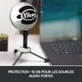 Miniatyrbild 5 av 6: Mikrofon Blå Mikrofoner Snowball USB Mic - BORSTAD ALUMINIUM