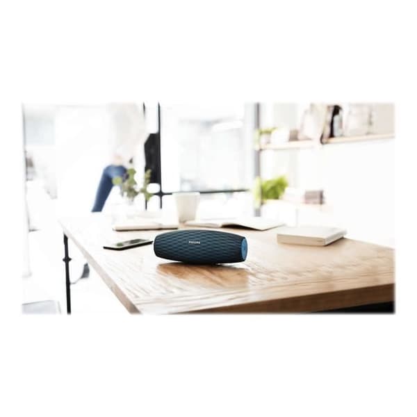Bärbar Bluetooth-högtalare Philips EverPlay BT7900A 14W blå - vattentät, stöttålig och dammtålig