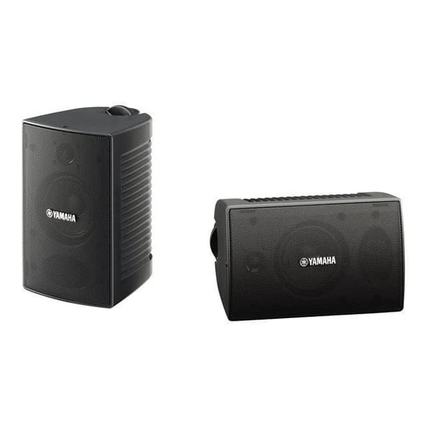 YAMAHA NS-AW194 svarta utomhushögtalare - 2-vägs - 80W max - 30W nominell - vattentät