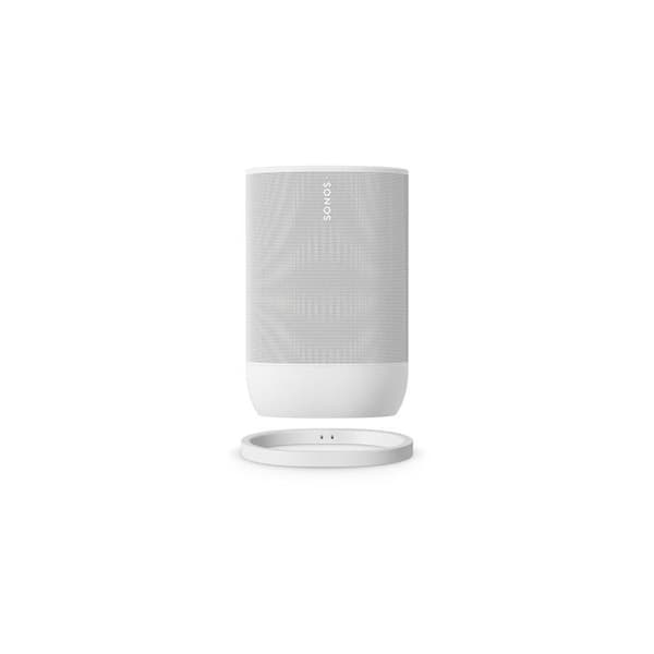 Sonos Move 2 White - Bärbar Bluetooth- och Wi-Fi-högtalare - Trådlösa högtalare