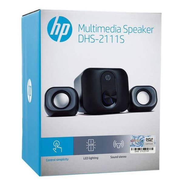 Parlantes HP Högtalare 2.1 PC Subwoofer Dator DHS-2111S