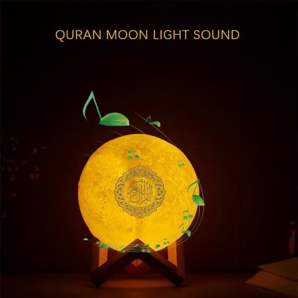 Bluetooth-högtalare Koranen Touch LED-lampa Bärbar högtalare islamisk muslim