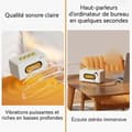 Miniatyrbild 3 av 4: TD® Bluetooth trådlös multimediahögtalare 10 Watt Musikkompatibel PC smartphone Iphone Android ljudkvalitet multifunktion