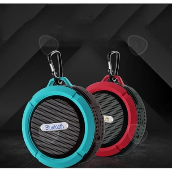 CONFO® 6 vattentät sugkopp trådlöst Bluetooth-ljudkort liten bärbar utomhushögtalare ring liten högtalare