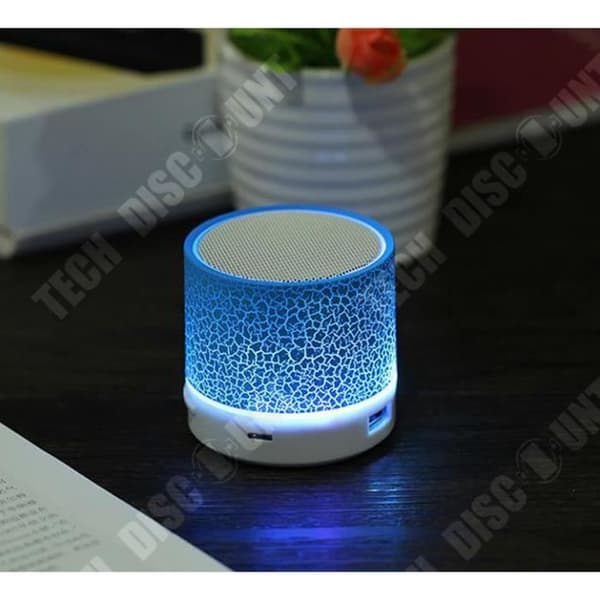 Mini Bluetooth bärbar högtalare med LED, trådlös, kraftfull, - Handsfree telefoner, surfplatta, dator® -