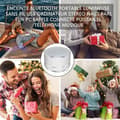 Miniatyrbild 4 av 4: TD® Bärbar självlysande bluetooth-högtalare trådlös usb-dator stereo PC-högtalare baffel ansluten kraftfull telefonmusik