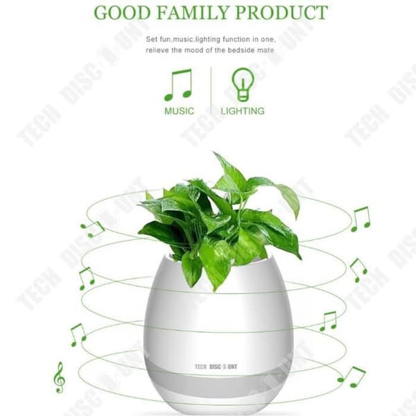 TD® Högtalare högtalare vas Bluetooth mobiltelefon kraftfull dator musik led ljus små färgglada praktiska enheter