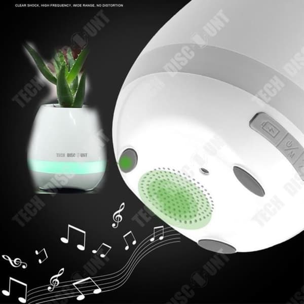 TD® Högtalare högtalare vas Bluetooth mobiltelefon kraftfull dator musik led ljus små färgglada praktiska enheter