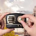 Miniatyrbild 2 av 2: TD® Mini Bluetooth V4.1 Högtalare Vintage trådlös bärbar Hifi Stereo Akustisk Högtalare - Svart