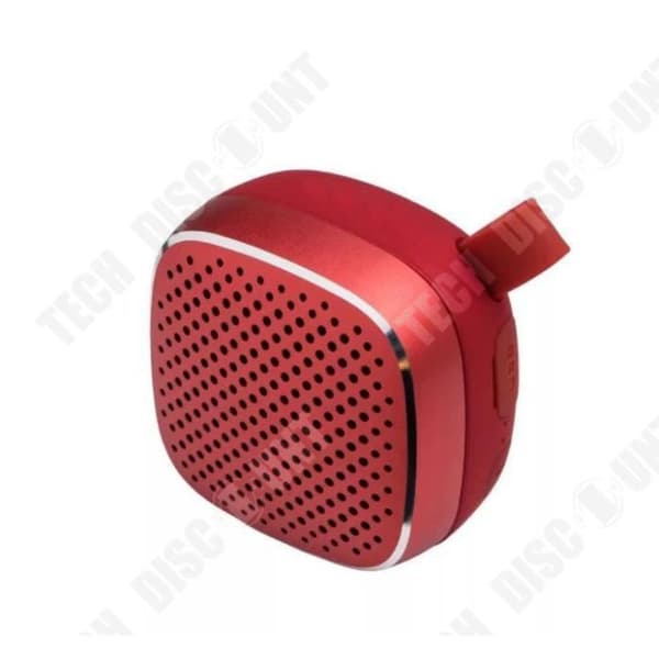 TD® Ultra-portabel bärbar Bluetooth-bilhögtalare - Högtalare - Mobilhögtalare - Bluetooth-högtalare Silvergrå färg