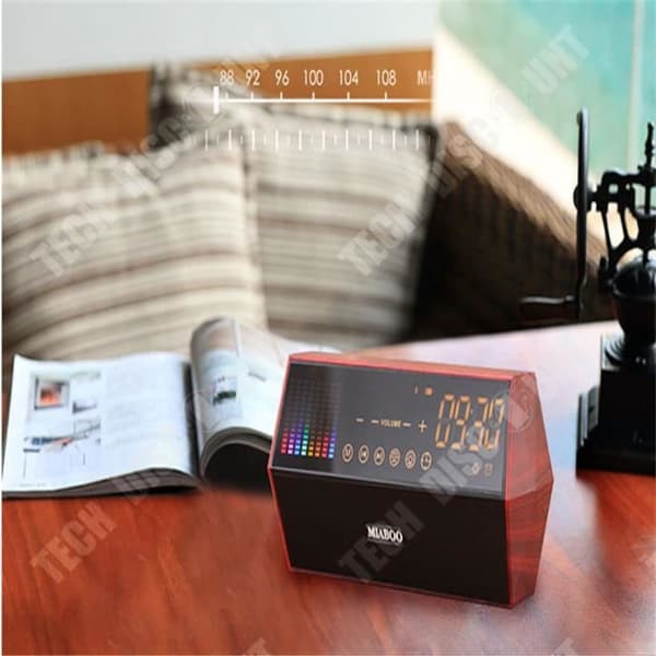 TD® MIABOO Dual Speaker Trådlös Bluetooth-högtalare FM-radiostöd AUX TF Audio 702