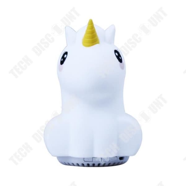 TD® Unicorn taktil silikon nattlampa, bärbar flerfärgad sänglampa, dekoration för barn- och babyrum, laddningsbar led - Med