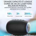 Miniatyrbild 3 av 4: TD® minihögtalare 10 timmars speltid 10 meter effektivt avstånd Bärbar Bluetooth-högtalare bluetooth-ansluten högtalare