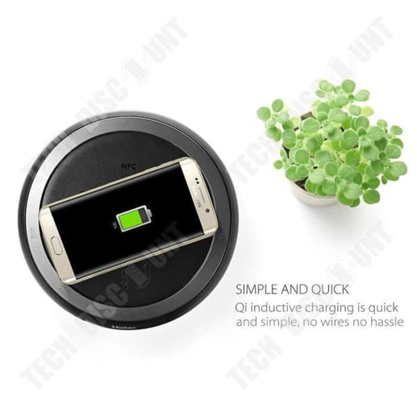 TD® Bärbara trådlösa Bluetooth-högtalare - Bluetooth-laddare Högtalarstation - Bärbar högtalare