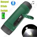 Miniatyrbild 2 av 4: TD® Vattentät Bluetooth-högtalare Multifunktionell stereohögtalare-TF-kort Port-Ficklampa Högtalare-4000mAh Sport Grön