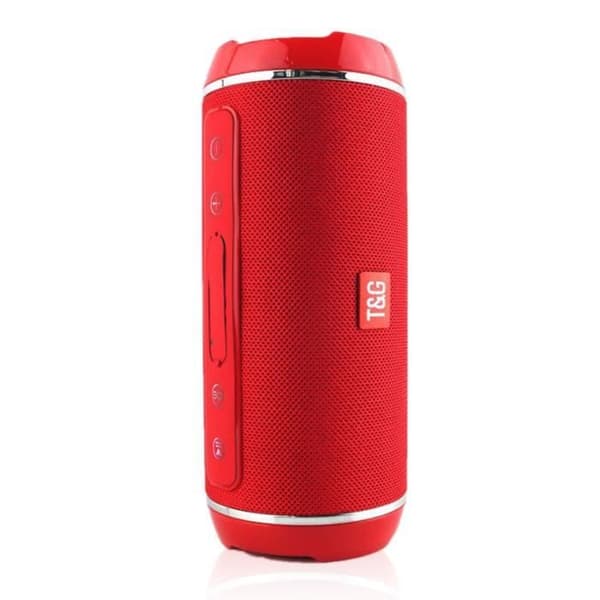 TD® TG-116 Vattentät bärbar bluetooth-högtalare, 10W trådlös högtalare Handfri USB/FM-radio, VATTENTÄT utomhusstereo (röd