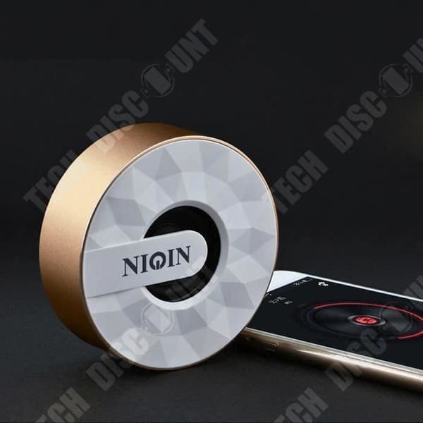 TD® Wireless Nomad Bluetooth-högtalare - Bärbar högtalare - GOLD Färg Exteriör - Mycket bekväm ljudeffekt