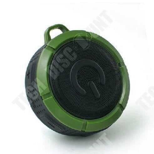 TD® Outdoor Bluetooth-högtalare NFC Bluetooth 4.0 vattentät högtalare Tre anti-portabla ministereo -grön