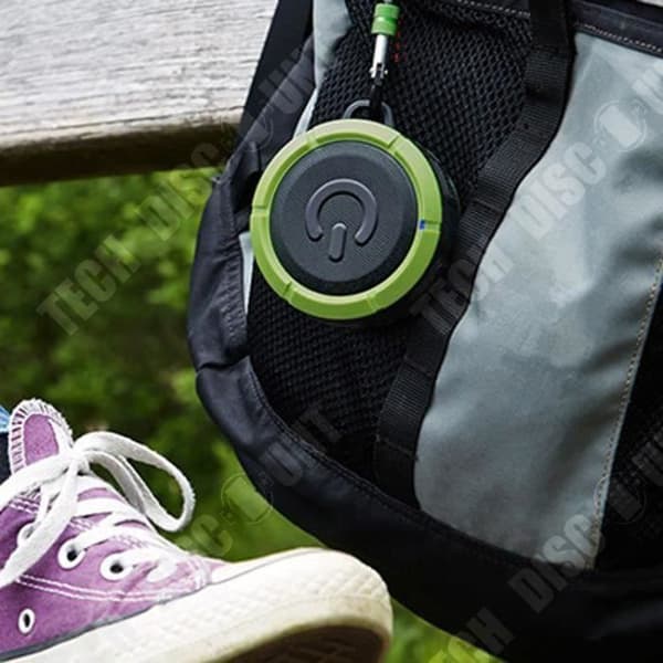 TD® Outdoor Bluetooth-högtalare NFC Bluetooth 4.0 vattentät högtalare Tre anti-portabla ministereo -grön