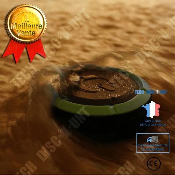 TD® Outdoor Bluetooth-högtalare NFC Bluetooth 4.0 vattentät högtalare Tre anti-portabla ministereo -grön