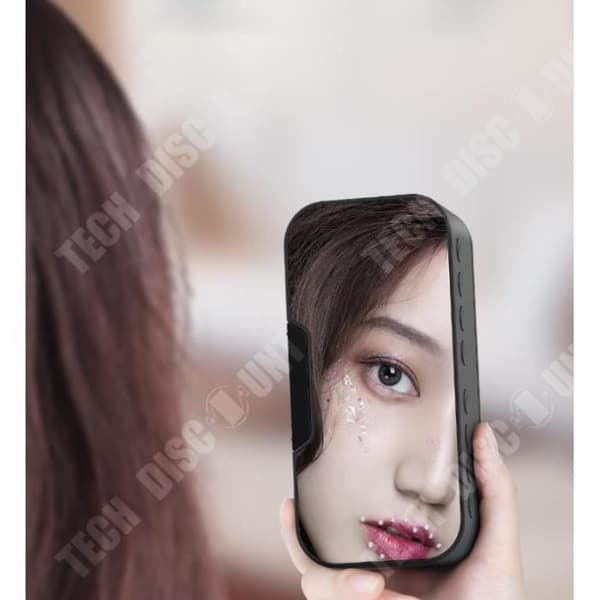TD® Mirror Clock Trådlös Bluetooth-högtalare Bärbar Mini Voice Broadcast Hem Väckarklocka Radio Utomhus Subwoofer