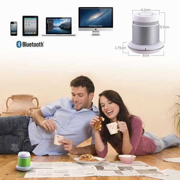 Bluetooth-högtalare - LCC® - DS1168S - micro-SD - jack 3.5 - Grön