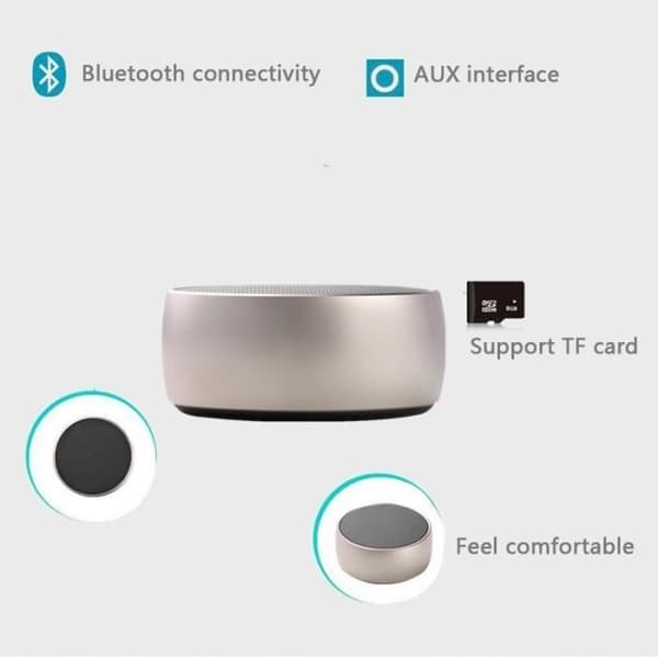 Bärbar trådlös Bluetooth-högtalare - HIGH-TECH &amp; WELLBEING - BS-01 Mini - Super Bass - Stereo Hifi
