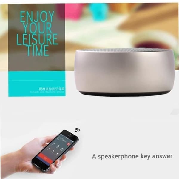 Bärbar trådlös Bluetooth-högtalare - HIGH-TECH &amp; WELLBEING - BS-01 Mini - Super Bass - Stereo Hifi