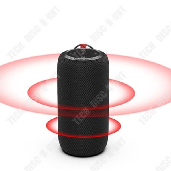 TD® S310 utomhus trådlös bluetooth-högtalare bärbar bärbar högvolym minipistol lång batteritid svart