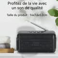 Miniatyrbild 2 av 4: Bluetooth-högtalare - TechDiscount - Solar - Bärbar - FM-radio - 5W